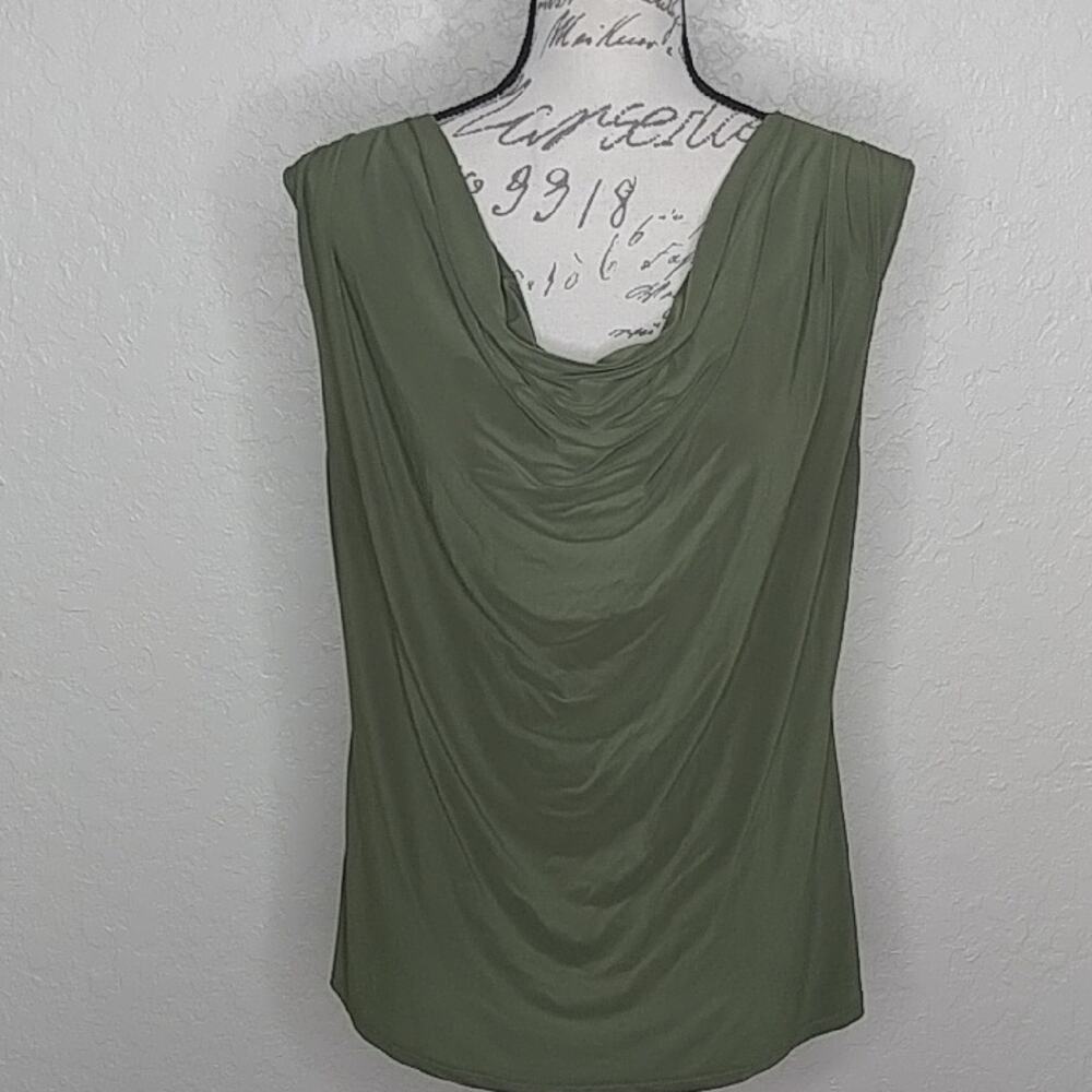 Bleeker & McDougal Sleeveless Top Green Size L